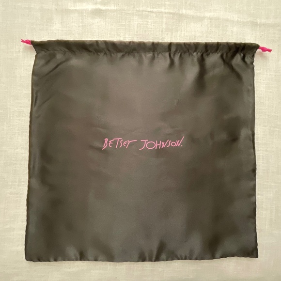 Betsey Johnson Black Silky Large Dust Bag 21”x20” NWOT - Picture 1 of 8